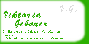 viktoria gebauer business card